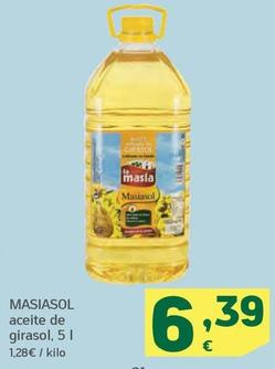 Oferta de La Masía - Masiasol Aceite De Girasol por 6,39€ en HiperDino