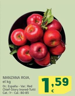 Oferta de Manzana Roja por 1,59€ en HiperDino