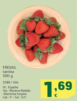 Oferta de Fresas por 1,69€ en HiperDino