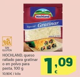 Oferta de Hochland - Queso Rallado Para Gratinar O En Polvo Para Pasta por 1,09€ en HiperDino