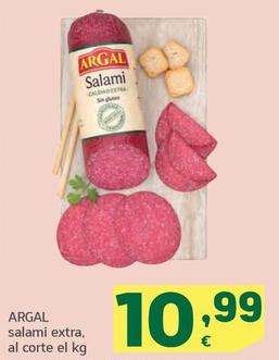 Oferta de Argal - Salami Extra por 10,99€ en HiperDino