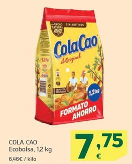 Oferta de Cola Cao - Ecobolsa por 7,75€ en HiperDino