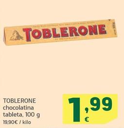 Oferta de Toblerone - Chocolate Tableta por 1,99€ en HiperDino