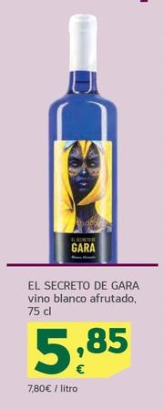 Oferta de El Secreto De Gara - Vino Blanco Afrutado por 5,85€ en HiperDino