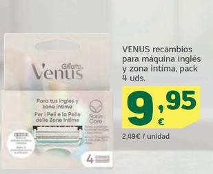 Oferta de Venus - Recambios Para Maquina Ingles Y Zona Intima por 9,95€ en HiperDino