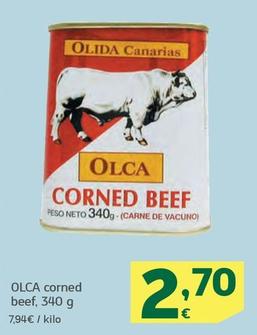 Oferta de Olca - Corned Beef por 2,7€ en HiperDino