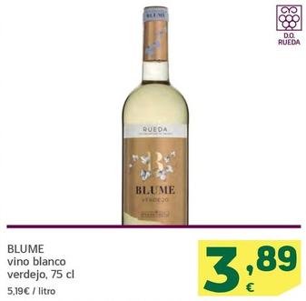 Oferta de Blume - Vino Blanco Verdejo por 3,89€ en HiperDino