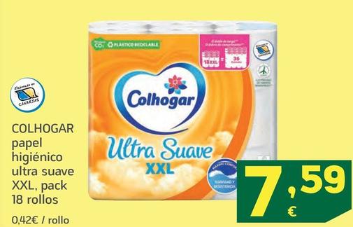 Oferta de Colhogar - Papel Higienico Ultra Suave XXL por 7,59€ en HiperDino