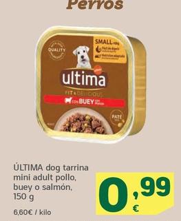 Oferta de Última - Dog Tarrina Mini Adult Pollo por 0,99€ en HiperDino