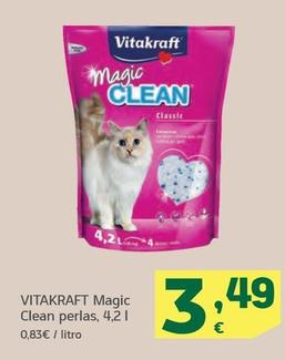 Oferta de Vitakraft - Magic Clean Perlas por 3,49€ en HiperDino
