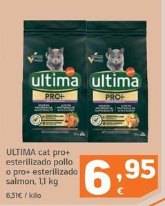 Oferta de Última - Cat Pro + Esterilizado Pollo O Pro + Esterilizado Salmon por 6,95€ en HiperDino