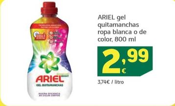 Oferta de Ariel - Gel Quitamanchas Ropa Blanca O De Color por 2,99€ en HiperDino