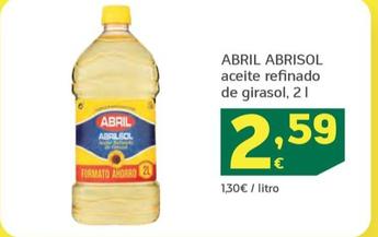 Oferta de Abril - Abrisol Aceite Refinado De Girasol por 2,59€ en HiperDino