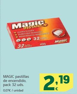 Oferta de Magic - Pastillas De Encendido por 2,19€ en HiperDino