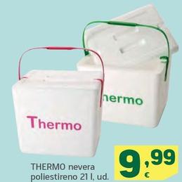 Oferta de Thermo Nevera Poliestireno por 9,99€ en HiperDino