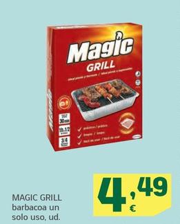 Oferta de Magic Grill - Barbacoa Un Solo Uso por 4,49€ en HiperDino