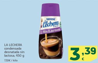 Oferta de La Lechera - Condensada Desnatada Sin Lactosa por 3,39€ en HiperDino
