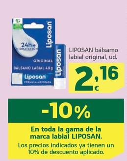 Oferta de Liposan - Bálsamo Labial Original por 2,16€ en HiperDino