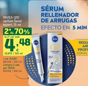 Oferta de Nivea - Q10 Sérum Facial Expert por 14,93€ en HiperDino