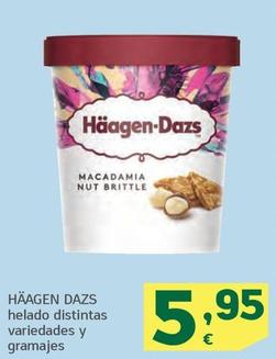Oferta de Häagen-dazs - Helado Distintas Variedades Y Gramajes por 5,95€ en HiperDino