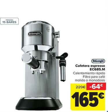 Oferta de De'Longhi - Cafetera espresso  EC685.M por 165€ en Carrefour