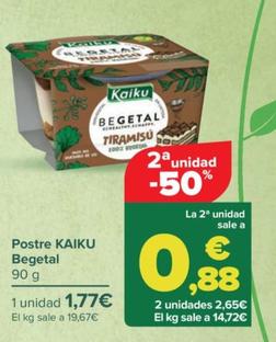 Oferta de KAIKU - Postre Begetal por 1,53€ en Carrefour