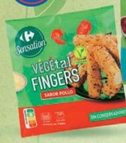Oferta de Carrefour - Fingers vegetales  sabor mozarella o pollo Sensation por 3,09€ en Carrefour