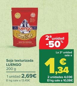 Oferta de Luengo - Soja texturizada  por 2,69€ en Carrefour