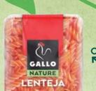 Oferta de Gallo - Pasta seca vegetal 100% garbanzo lentejas o guisantes  Nature por 1,79€ en Carrefour