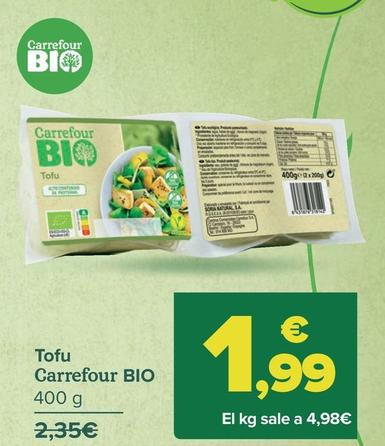 Oferta de Carrefour Bio - Tofu   por 1,99€ en Carrefour