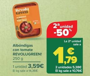 Oferta de Revolugreen! - Albóndigas Con Tomate   por 3,59€ en Carrefour