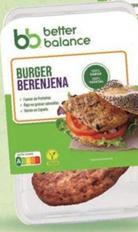 Oferta de Better Balance - Burger De Espinacas Berenjenas O De La Huerta   por 3,95€ en Carrefour