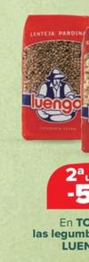 Oferta de Luengo - En TODAS  las legumbres secas  en Carrefour