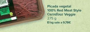 Oferta de Carrefour - Picada vegetal  100% Red Meat Style Veggie por 2,69€ en Carrefour