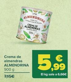 Oferta de ALMENDRINA - Crema de almendras   por 5,99€ en Carrefour