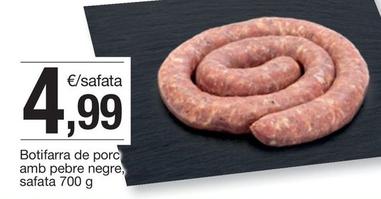 Oferta de Botifarra De Porc Amb Pebre Negre por 4,99€ en BonpreuEsclat