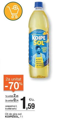 Oferta de Koipesol - Oli De Gira-sol por 2,45€ en BonpreuEsclat