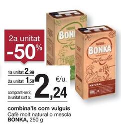 Oferta de Bonka - Café Molt Natural O Mescla por 2,99€ en BonpreuEsclat