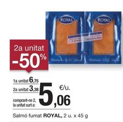 Oferta de Royal - Salmo Fumat por 6,75€ en BonpreuEsclat