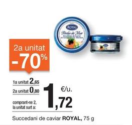 Oferta de Royal - Succedani De Caviar  por 2,65€ en BonpreuEsclat
