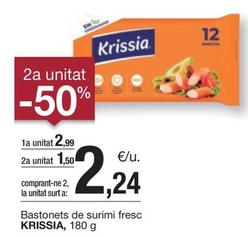 Oferta de Krissia - Bastonets De Surimi Fresc por 2,99€ en BonpreuEsclat
