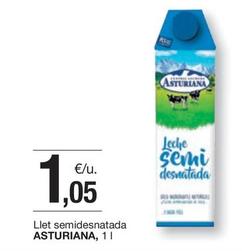 Oferta de Asturiana - Llet Semidesnatada por 1,05€ en BonpreuEsclat