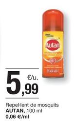 Oferta de Autan - Repellent De Mosquits por 5,99€ en BonpreuEsclat