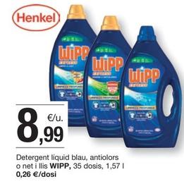 Oferta de Wipp - Detergent Liquid Blau por 8,99€ en BonpreuEsclat