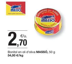 Oferta de Massó - Bonitol En Oli D'oliva por 2,7€ en BonpreuEsclat