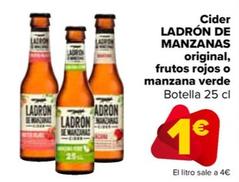 Oferta de Ladrón De Manzanas - Cider por 1€ en Carrefour