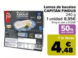 Oferta de Capitán Findus - Lomos De Bacalao  por 8,09€ en Carrefour