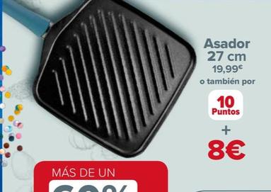 Oferta de Asador 27 Cm por 19,99€ en Carrefour