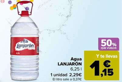 Oferta de Lanjarón - Agua  por 2,29€ en Carrefour