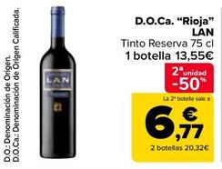 Oferta de Lan - D.O.Ca “Rioja" por 12,79€ en Carrefour